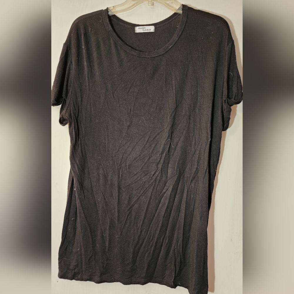 Million Bullpup - Lightweight black T-shirt. Size Medium
